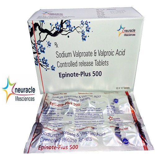 Sodium Valproate 333 mg + Valporic acid 145 mg tab