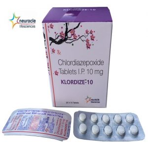 Chlordiazepoxide 10 mg tab