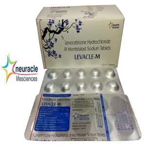 Levocetirizine Dihydrochloride 5 mg + Montelukast sodium 10 mg tab