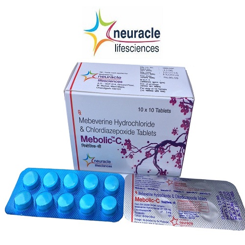 Mebeverine 135 mg + Chlordiazepoxide 5 mg tab