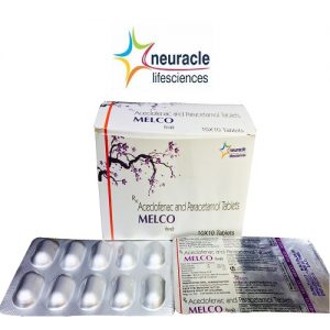 Aceclofenac 100 mg + Paracetamol 325 mg tab
