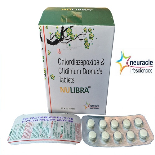 Chlordiazepoxide 5 mg + Clidinium Bromide 2.5 mg tab