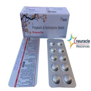 Pregabalin 75 mg + Nortriptylin 10 mg tab