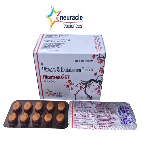 Etizolam 0.5 mg + Escitalopram 10 mg tab