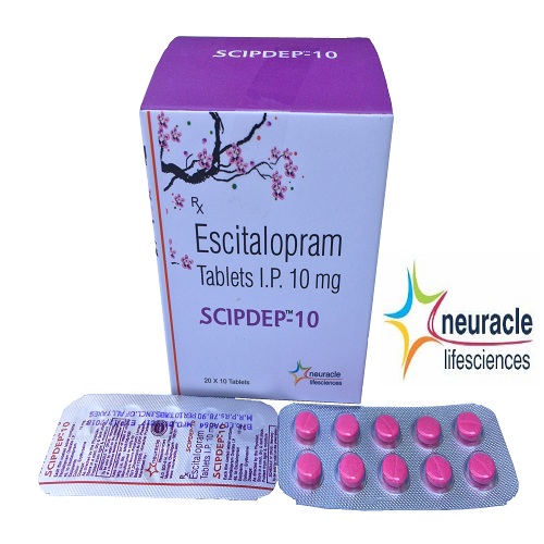 Escitalopram 10 mg tab