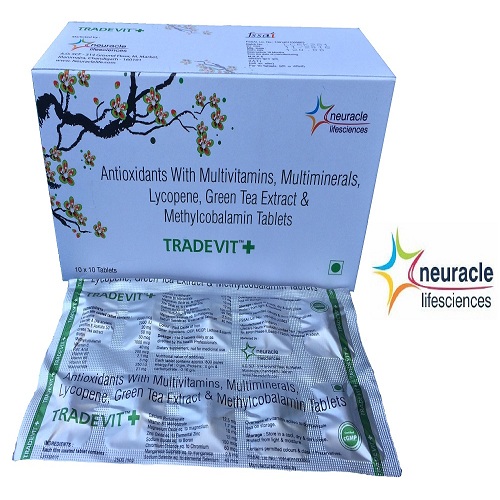 Multivitamin Tablet ( Antioxident with Multivitamins, Multiminerals, Lycopene, Green Tea Extract & Methylocobalmin tab