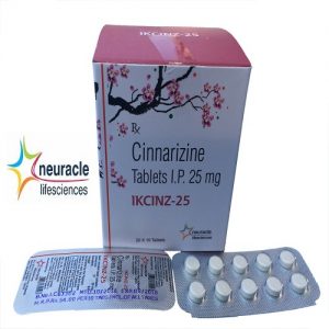 Cinnarizine 25 mg tab