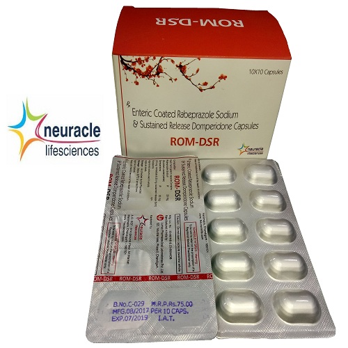 Rabeprazole sodium (EC) 20 mg + Domperidone 30 mg (SR) Capsule