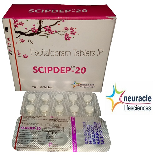 Escitalopram 20 mg tab