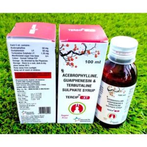 tercip xt - Acebrophylline, Guaifenesin & Terbutaline Sulphate
