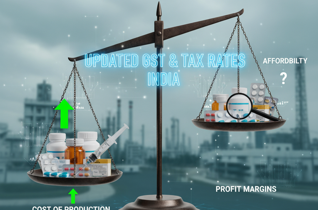 How the Updated GST and Tax rates are impacting Pharma Industry in India