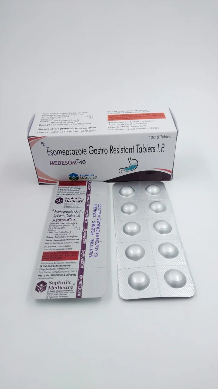 MEDESOM (Esomeprazole tablet) Manufactured by Saphnix Medicure